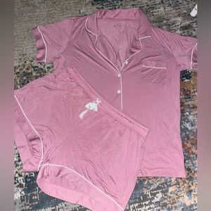 Dusty Rose 2-piece PJ set